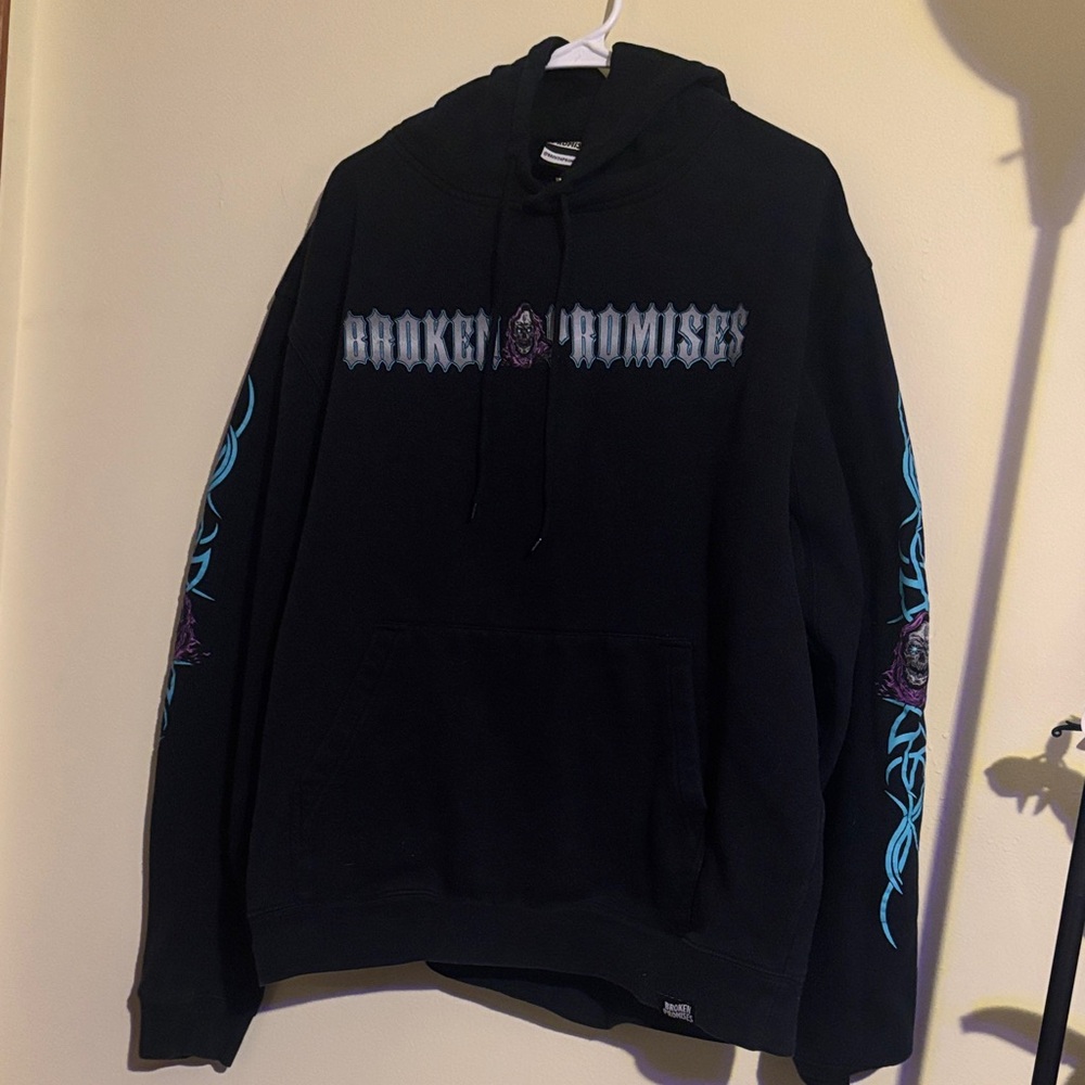 Broken promises Black Hoodie
